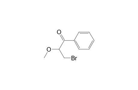 1-Propanone, 3-bromo-2-methoxy-1-phenyl-
