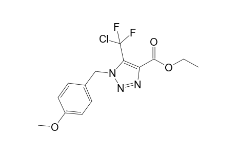 5-Chlorodifluoromethyl-1-[(4-methoxyphenyl)methyl]-1H-1,2,3-triazole-4-carboxylic acid ethyl ester