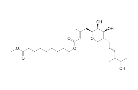 [2S-[2.alpha.(E),3.beta.,4.beta.,5.alpha.(2E,4S*,5R*)]]-9-[[3-methyl-1-oxo-4-[tetrahydro-3,4-dihydroxy-5-(5-hydroxy-4-methyl-2-hexenyl)-2H-pyran-2-yl]-2-butenyl]oxy]nonanoic acid methyl ester