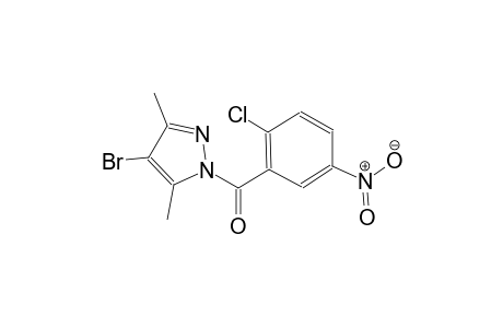 1H-pyrazole, 4-bromo-1-(2-chloro-5-nitrobenzoyl)-3,5-dimethyl-