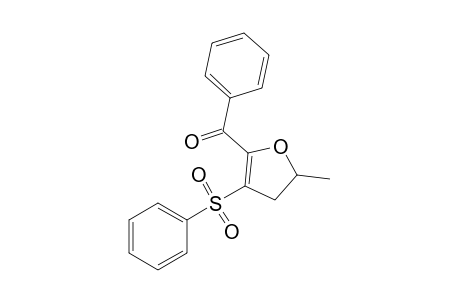2-Benzoyl-5-methyl-3-(phenylsulfonyl)-4,5-dihydrofuran
