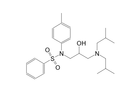 benzenesulfonamide, N-[3-[bis(2-methylpropyl)amino]-2-hydroxypropyl]-N-(4-methylphenyl)-