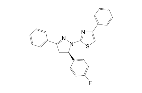 (5R)-2-[5-(4-Fluorophenyl)-3-phenyl-4,5-dihydropyrazol-1-yl]-4-phenylthiazole