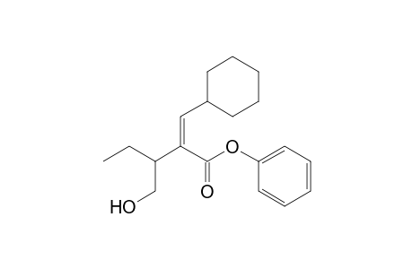 Phenyl (Z)-3-cyclohexyl-2-[(1-hydroxy1-methyl)propyl]propenoate