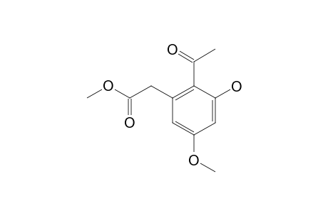 METHYL_2-(2-ACETYL-3-HYDROXY-5-METHOXYPHENYL)-ACETATE
