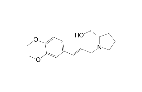 {(S)-1-[(E)-3-(3,4-Dimethoxy-phenyl)-allyl]-pyrrolidin-2-yl}-methanol