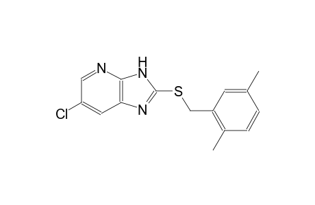 6-chloro-2-[(2,5-dimethylbenzyl)sulfanyl]-3H-imidazo[4,5-b]pyridine