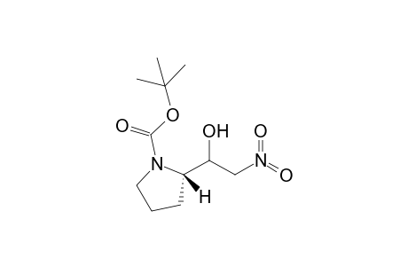 (2S)-N-(tert-Butyloxycarbonyl)-2-(2-nitrohydroxyethyl)pyrrolidine