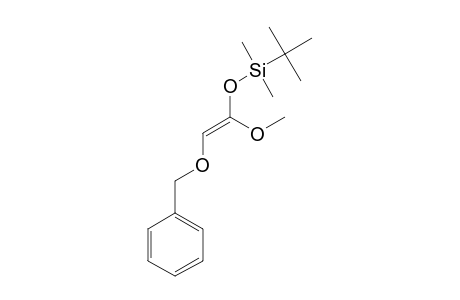 (Z)-2-BENZYLOXY-1-METHOXY-1-(TERT.-BUTYLDIMETHYLSILOXY)-ETHENE