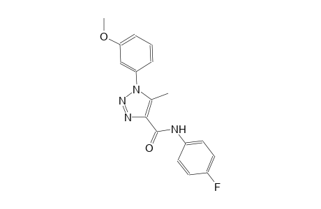 1H-1,2,3-triazole-4-carboxamide, N-(4-fluorophenyl)-1-(3-methoxyphenyl)-5-methyl-