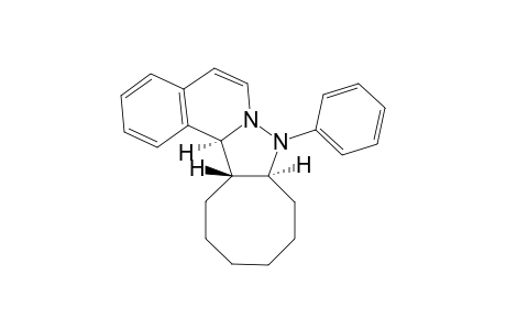 (rel-14b.alpha.,8a.alpha.,14a.beta.)-(+-)-8,8a,9,10,11,12,13,14,14a,14b-Decahydro-8-phenylcycloocta[3,4]pyrazolo[5,1-a]isoquinoline