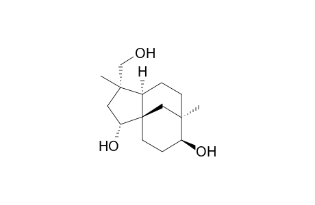 (-)-(1S,3R,3aR,6S,7R,9aR)-Decahydro-1-(hydroxymethyl)-3-hydroxy-1,7-dimethyl-3a,7-dimethano-3aH-cyclo-pentacyclooctene