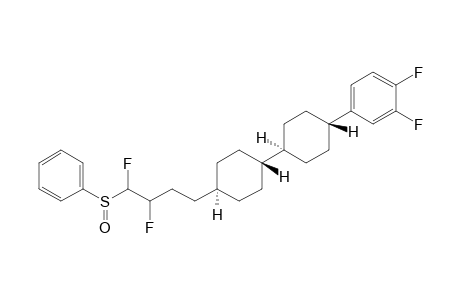 trans-1-(3,4-Difluorophenyl)-4-[trans-4-(3,4-difluoro-4-phenylsulfinylbutyl)cyclohexyl]cyclohexane