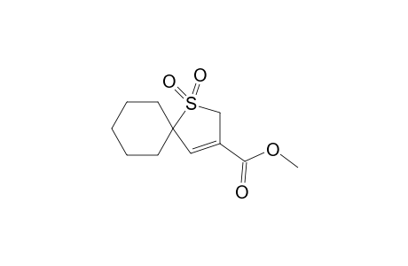3-CARBOMETHOXY-5-SPIRO-CYCLOHEXANYL-2,5-DIHYDROTHIOPHENE-1,1-DIOXIDE
