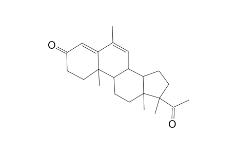 Pregna-4,6-diene-3,20-dione, 6,17-dimethyl-
