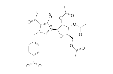 4-CARBAMOYL-3-(4-NITROBENZYL)-1-(2,3,5-TRI-O-ACETYL-BETA-D-RIBOFURANOSYL)-IMIDAZOLIUM-5-OLATE