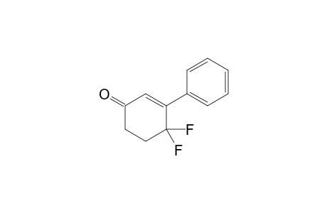 4,4-Difluoro-3-phenylcyclohex-2-en-1-one