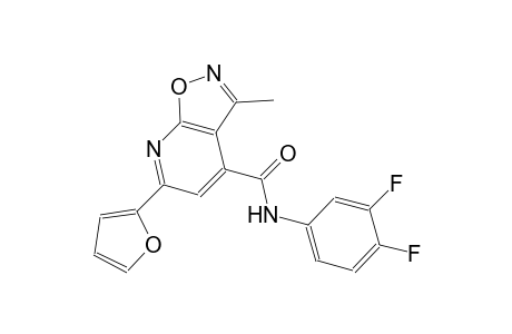 isoxazolo[5,4-b]pyridine-4-carboxamide, N-(3,4-difluorophenyl)-6-(2-furanyl)-3-methyl-