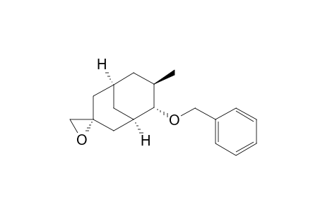Spiro[bicyclo[3.3.1]nonane-3,2'-oxirane], 7-methyl-6-(phenylmethoxy)-, (1.alpha.,3.alpha.,5.alpha.,6.alpha.,7.beta.)-(.+-.)-