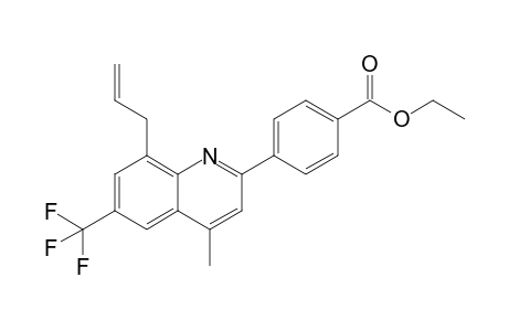 Ethyl 4-[8-allyl-4-methyl-6-(trifluoromethyl)-2-quinolinyl]benzoate