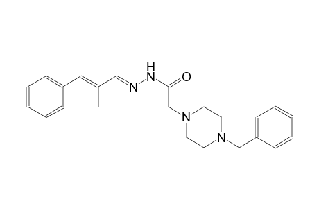 1-piperazineacetic acid, 4-(phenylmethyl)-, 2-[(E,2E)-2-methyl-3-phenyl-2-propenylidene]hydrazide