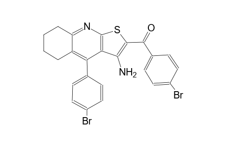 [3-amino-4-(4-bromophenyl)-5,6,7,8-tetrahydrothieno[2,3-b]quinolin-2-yl](4-bromophenyl)methanone