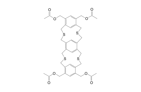 5,7,23,25-tetrakis( Acetoxymethyl)-2,11,20,29-tetrathia[3.3](1,3)(1,3)-[3.3](4,6)(1,3)benzeno<3>phane