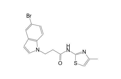 1H-indole-1-propanamide, 5-bromo-N-(4-methyl-2-thiazolyl)-