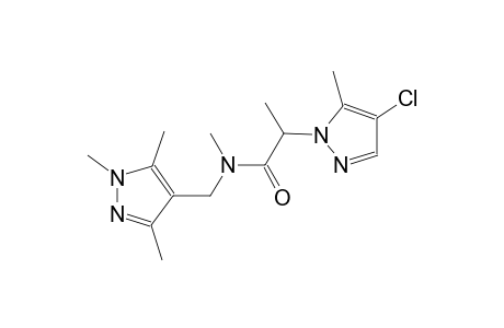 1H-pyrazole-1-acetamide, 4-chloro-N,alpha,5-trimethyl-N-[(1,3,5-trimethyl-1H-pyrazol-4-yl)methyl]-