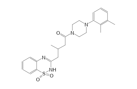 2H-1,2,4-benzothiadiazine, 3-[4-[4-(2,3-dimethylphenyl)-1-piperazinyl]-2-methyl-4-oxobutyl]-, 1,1-dioxide