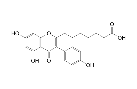 7-[3-(4-hydroxyphenyl)-5,7-bis(oxidanyl)-4-oxidanylidene-chromen-2-yl]heptanoic acid