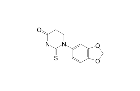 1-(1,3-benzodioxol-5-yl)-2-sulfanylidene-1,3-diazinan-4-one