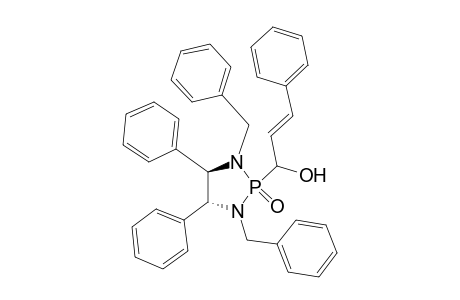 2-(1'-Hydroxy-3'-phenyl-(E)-prop-2'-enyl)-1,3-dibenzyl-4,5-diphenyl-1,3,2-diazaphospholidine 2-Oxide