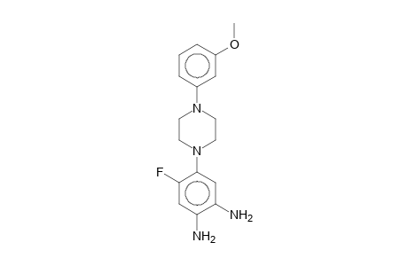 4-Fluoro-5-[4-(3-methoxyphenyl)-1-piperazinyl]-1,2-benzenediamine