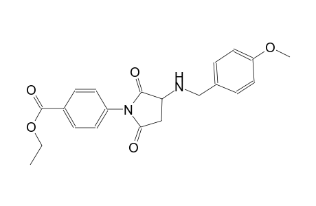 benzoic acid, 4-[3-[[(4-methoxyphenyl)methyl]amino]-2,5-dioxo-1-pyrrolidinyl]-, ethyl ester