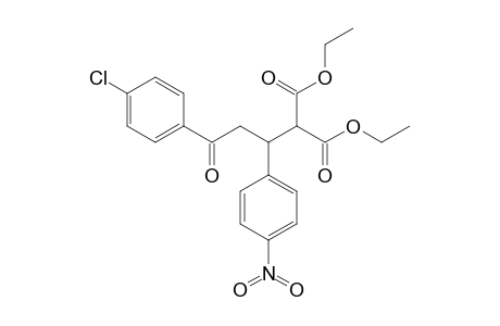 1,1-BIS-(CARBETHOXY)-2-(4-NITROPHENYL)-4-(4-CHLOROPHENYL)-4-OXOBUTANE
