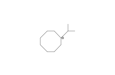 1-Isopropyl-1-cyclooctyl cation