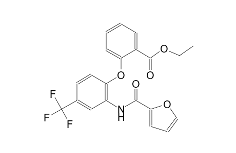 benzoic acid, 2-[2-[(2-furanylcarbonyl)amino]-4-(trifluoromethyl)phenoxy]-, ethyl ester