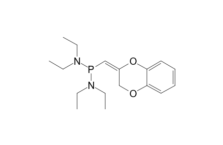 2,3-DIHYDRO-1,4-BENZODIOXIN-2-YLIDENEMETHYLPHOSPHONYL_TETRAETHYLAMIDE;MINOR_ISOMER