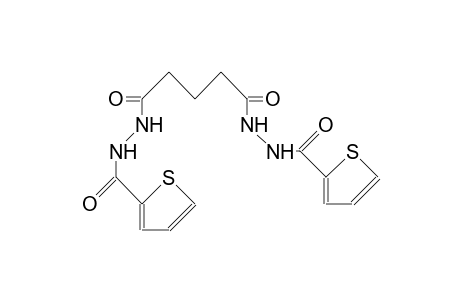 N,N'-Bis(2-thienoyl)-glutaric acid, dihydrazide