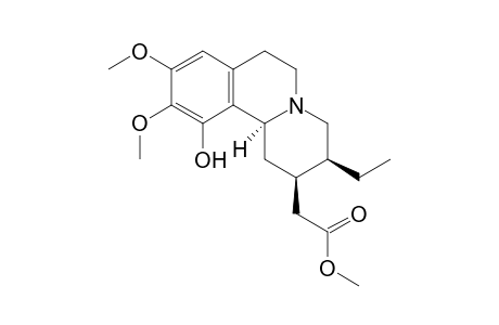 (3beta-ethyl-11-hydroxy-9,10-dimethoxy-1,3,4,6,7,11balpha-hexahydro-2H-benzo[a]quinolizin-2beta-yl)acetic acid-methylester