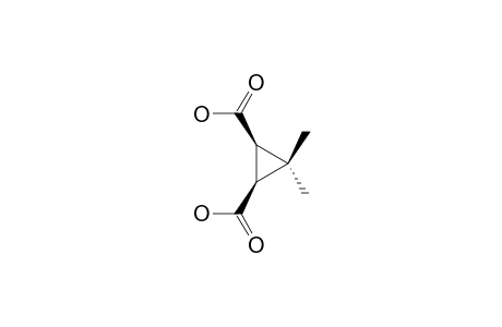 (1S,2R)-3,3-dimethylcyclopropane-1,2-dicarboxylic acid