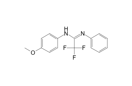 2,2,2-trifluoro-N'-(4-methoxyphenyl)-N-phenyl-acetamidine