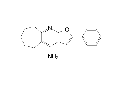 2-(p-Tolyl)-6,7,8,9-tetrahydro-5H-cyclohepta[b]furo[3,2-e]pyridin-4-amine