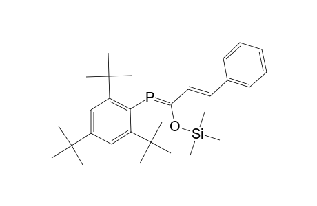 [3-PHENYL-1-(TRIMETHYLSILYLOXY)-2-PROPENYLIDEN]-(2,4,6-TRI-TERT.-BUTYLPHENYL)-PHOSPHANE