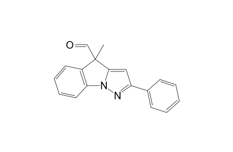 4-Methyl-2-phenyl-4-pyrazolo[1,5-a]indolecarboxaldehyde