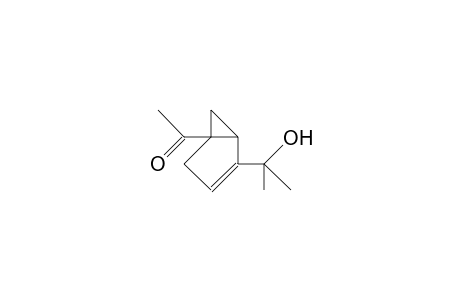 Ethanone, 1-[4-(1-hydroxy-1-methylethyl)bicyclo[3.1.0]hex-3-en-1-yl]-