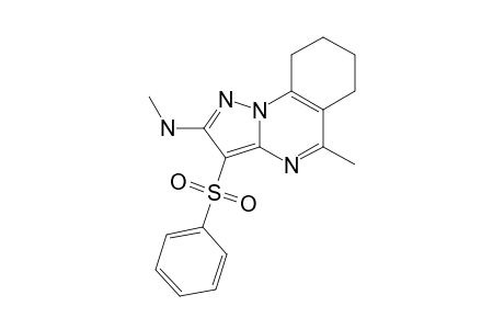 N,5-DIMETHYL-3-(PHENYLSULFONYL)-6,7,8,9-TETRAHYDROPYRAZOLO-[1.5-A]-QUINAZOLIN-2-AMINE
