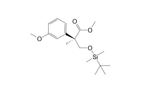 (R)-(+)-Methyl 3-(tert-butyldimethylsiloxy)-2-(3-methoxyphenyl)-2-methylpropionate