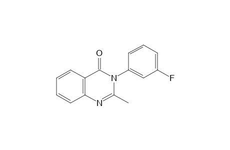 3-(m-FLUOROPHENYL)-2-METHYL-4(3H)-QUINAZOLINONE